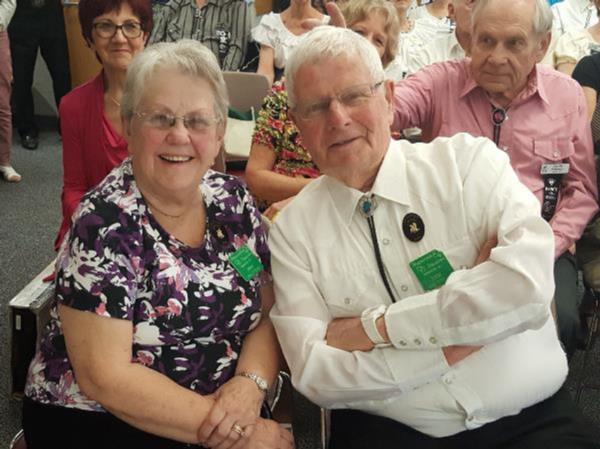 Irma and Richard Halstead (with Mary Hinkle, Charlie & Dale Nientimp)